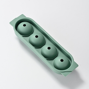 Набор из 4 силиконовых форм для льда в виде шаров для виски, экологичные, любого цвета - Product Image 2