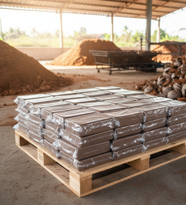 Bloc de coco peat 5kg 30 cm x 30 cm x 12 - 15 cm, faible teneur en EC, substrat écologique idéal pour les légumes, les fleurs et les herbes - Product Image 5