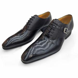Nuevos Zapatos Oxford Casuales de Cuero Genuino de Lujo, Elegantes y Formales con Grabado Láser Cuadrado, Zapatos para Hombre con Funciones de Masaje Antideslizantes - Product Image 6