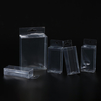 Boîte pliante en plastique transparent personnalisable, matériaux recyclés, options de vernissage et d'estampage pour l'emballage de cadeaux et d'artisanat (OEM/ODM)