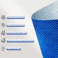 Membrane PP auto-adhésive perméable à la vapeur, barrière d'air pour l'isolation des maisons, résistante aux UV et à la moisissure, application murale et pour toitures