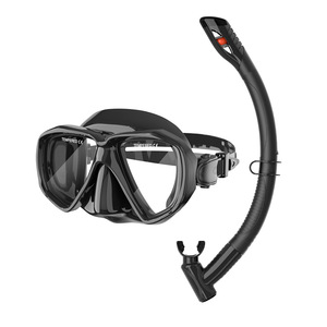 ZMZ DIVE MC2831 Хит продаж: Комплект для снорклинга с полностью сухой маской из закаленного стекла, детская маска для дайвинга с большой оправой и двумя линзами - Product Image 6
