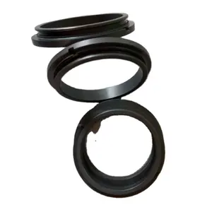 Cincin segel keramik karbida silikon bushing cincin tetap keramik SiC OEM kustom cincin segel keramik karbida silikon langsung pabrik cincin segel keramik