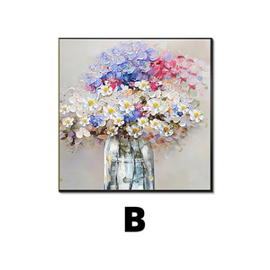 Dipinto a Olio Floreale Nordico 100% Fatto a Mano Decorazioni Murali Arte Murale Floreale Moderna di Lusso <span class=keywords><strong>per</strong></span> <span class=keywords><strong>Camera</strong></span> <span class=keywords><strong>da</strong></span> <span class=keywords><strong>Letto</strong></span> Sala <span class=keywords><strong>da</strong></span> Pranzo - Product Image 5