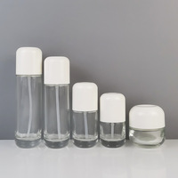 Flacons en verre pour fond de teint cosmétique de 30 ml, 50 ml, 100 ml, 120 ml, 50 g, forme capsule, emballage de flacon de lotion pour soins de la peau