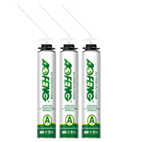 Écart d'étanchéité isolant Efficacité de remplissage Mousse de polyuréthane expansible à haute étanchéité Mastic en mousse PU à rendement extra-long