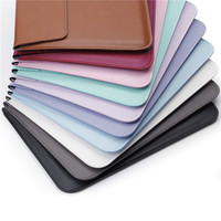 Pour Macbook 11 12 13 15 pouces housse pour ordinateur portable magnétique support en cuir PU housse pour ordinateur portable