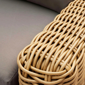 เฟอร์นิเจอร์หวาย PE สไตล์โมเดิร์นหรูหราเซ็ตเก้าอี้ระเบียงและโซฟาสำหรับโรงแรมลานบ้านวิลล่าหรือการพักผ่อนภายนอกอาคาร - Product Image 4