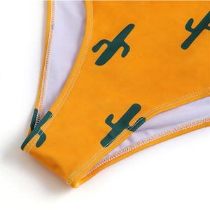 Novo maiô feminino estampado, roupa de banho de uma peça, moda praia, biquíni sem costas - Product Image 6