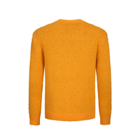 Pull ras du cou pour homme, hiver, avec poignets côtelés, respirant, logo frontal, offre ODM