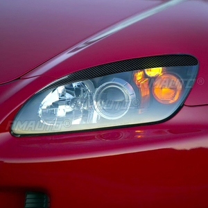 ฝาครอบไฟหน้าคาร์บอนไฟเบอร์ 1 คู่ สำหรับ Honda S2000 ปี 2000 2001 2002 2003 2004 2005 2006 2007 2008 2009 - Product Image 6