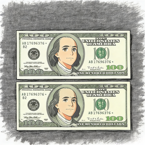 200 pièces de billets de banque américains factices en <span class=keywords><strong>dollars</strong></span> américains, billets de <span class=keywords><strong>20</strong></span>, 50, 100 <span class=keywords><strong>dollars</strong></span> réalistes, argent factice pour effets de film, 78*33mm, taille 50% - Product Image 6