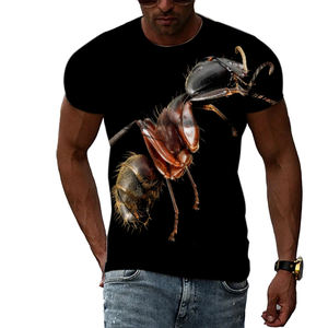 تيشيرت رجالي جديد لفصل الصيف من Fitspi سريع الجفاف مطبوع برسم النمل العالمي مطبوع ثلاثي الأبعاد بأكمام قصيرة جودة مميزة Xxxxl - Product Image 4
