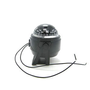 Mini Brújula Náutica Profesional, Globo, para Yates, Barcos, Supervivencia Marina, Campismo, Senderismo, Turismo, Impermeable, Resistente a los Golpes, Luminosa - Product Image 1