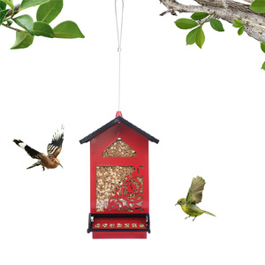 Cross-Biên Giới Mới Ngoài Trời Treo Kim Loại Nhựa Hình Chữ Nhật <span class=keywords><strong>Bird</strong></span> Trung Chuyển Cho Sân Vườn Tất Cả Các Mùa Nguồn Nhà Sản Xuất - Product Image 1