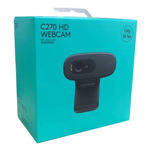 Webcam <span class=keywords><strong>Logitech</strong></span> <span class=keywords><strong>C270</strong></span> <span class=keywords><strong>HD</strong></span> 720p 3MP 1280 x 720 pixels USB 2.0 pour appels vidéo, fonctionnalités de base, capteur d'image CMOS - Product Image 6