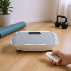 Plataforma Vibratoria Gris de ABS, Carga Máxima 200 kg, Silenciosa, Vertical, Equipo de Fitness para Uso Doméstico - Product Image 2