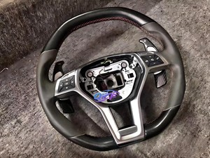 Volante in Fibra di Carbonio Personalizzato per <span class=keywords><strong>Mercedes</strong></span>-Benz GLE GLK W204 W176 C200 <span class=keywords><strong>C180</strong></span> E300 GLB CLA35 AMG Sport - Product Image 5