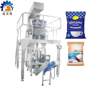 Automatic 500g Salt Spice Granular Filling Pouch Sugar Packing Machine 1 kg Paper Bag