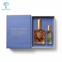 Boîte cadeau de luxe en forme de livre pour huile parfumée, fermeture magnétique, emballage personnalisé pour huile essentielle avec plateau intérieur découpé, couvercle et base