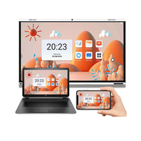 Tableau blanc interactif intelligent pour salle de réunion, éducation, classe, écran tactile LCD de 65/75/85/86/98 pouces