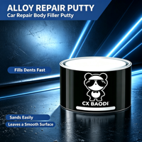 Mastic de réparation en alliage pour carrosserie automobile, mastic de remplissage rapide pour bosses, surface lisse, pour la réparation et la retouche automobile