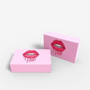 Customized <b>Pink</b> Corrugated <b>Gift</b> Packaging Paper Box Suitable for Beauty Tools Cosmetics Tools Transportation Paper Box - Product Image 4