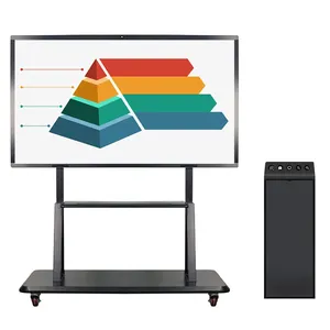Doigt Multi Touch 55-110 pouces double système LCD Smart Board Chine Tableau blanc interactif