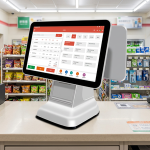 Capacitive Touch Screen 15.6 Inch Desktop Win-dows POS System <b>with</b> Wi-Fi 6 Cash Payment Machine <b>Printer</b> QR Code - Product Image 1