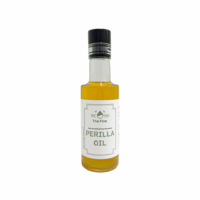 Huile de sésame de perilla coréenne pressée à froid de qualité supérieure 180 ml, naturelle, dorée, torréfiée, non-OGM, riche en oméga-3, sans additifs, saveur terreuse