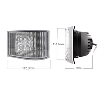 Homologation ECE R10, phare de coin LED 45W pour New Holland 8160 8260 8360 8560, phare LED