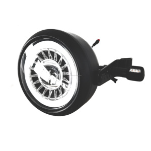 Vintage LED elektrische fietsverlichting, fietsaccessoires voor op de weg met comfortabele dikke banden - Product Image 4