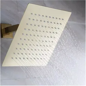 AMAXO Vòi Hoa Sen Dạng Ống Nước Chải Màu Vàng Vòi Hoa Sen Áp Lực Cao Gắn Tường Vòi Hoa Sen Đa Năng - Product Image 4