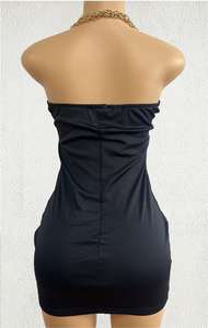 Buona vendita Sexy Bodycon catena aperta al seno <span class=keywords><strong>Mini</strong></span> abito da donna aderente - Product Image 4