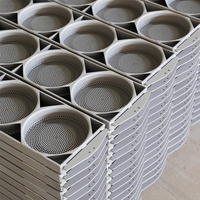Panier de friteuse industrielle pour ligne de production de nouilles instantanées, surface lisse, soudure robuste, antiadhésif pour blocs de nouilles