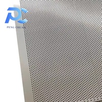 Résistance supérieure à l'abrasion, plaque en maille métallique perforée en acier inoxydable 316 304 à trous ronds de 1 mm, 2 mm, 1,5 mm, 0,8 mm
