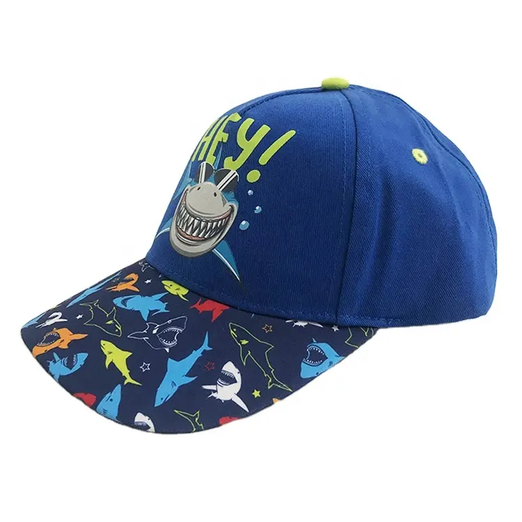 Custom Colorful Print Fashion Boys Baseball Cap Outdoor Sport Hat