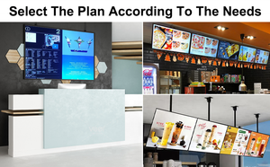 Alto brillo 700-1500nits centro comercial, comida rápida, cafetería, tienda de bebidas publicidad pantalla Lcd tablero de menú Digital para restaurante - Product Image 2