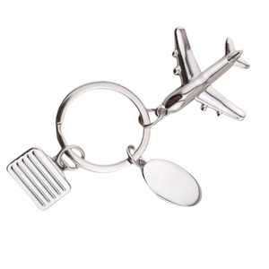 Porte-clés en acier inoxydable personnalisés avec logo, design maison mignon, imperméables, résistants à l'usure, cadeaux promotionnels personnalisés - Product Image 2