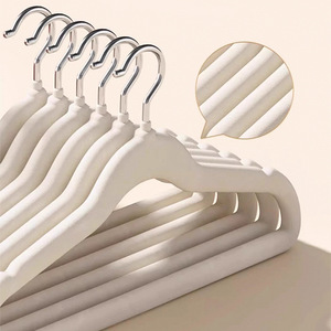 Perchas para Ropa de Niños, Antideslizantes, Sin Marcas, de 0 a 18 Años, Tipo Gancho Universal, Rectangulares, de Terciopelo - Product Image 2