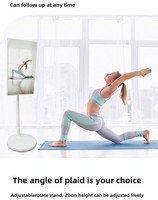 Téléviseur intelligent portable Android 21,5 pouces avec écran tactile HD, support rotatif et batterie intégrée pour le divertissement mobile
