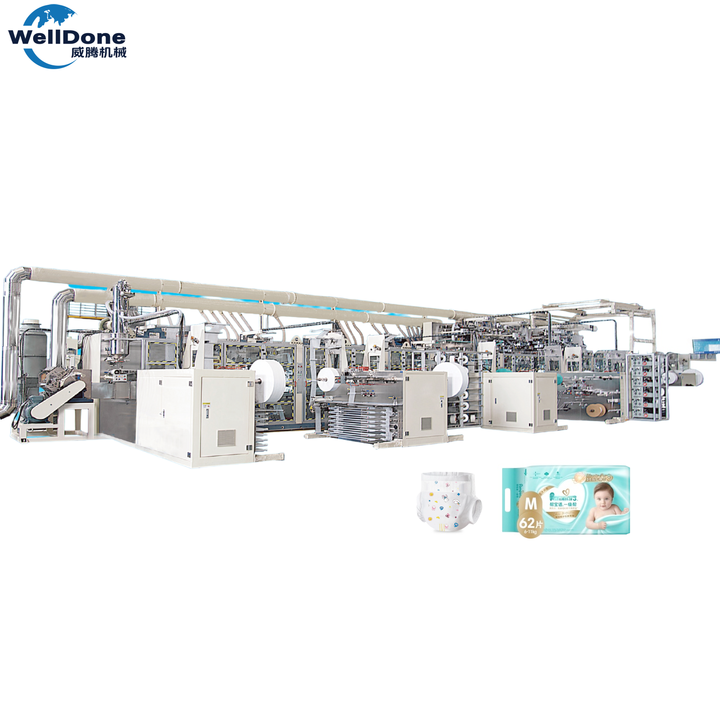 Welldone Modular Design Baby Diaper Machine, Customizable Configuration ...