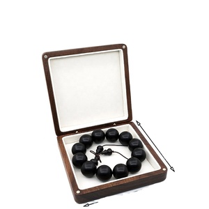 Luxury Dark <strong>Wood</strong> <strong>Beaded</strong> <strong>Bracelet</strong> &amp; Bangle Storage Box Gift Box - Product Image 5