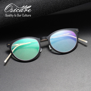 6517 thiết kế sang trọng thương hiệu Nylon hỗn hợp biểu tượng tùy chỉnh quang học cảnh tượng Mắt Kính Thông số kỹ thuật người đàn ông Titan kính khung quang học - Product Image 5