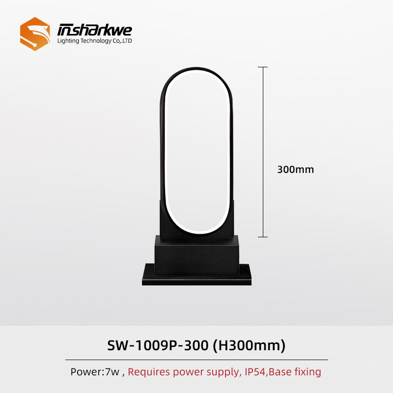 LED Elliptical Garden Lights 7W (H300mm)