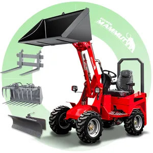 Small electric wheel loader WLE06 400KG CE EPA approved four wheel drive mini compact front wheel loader