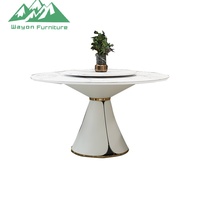 Ensemble de salle à manger de haute qualité Wayon, design d'intérieur, table à manger extensible flexible pour utilisation dans les hôtels de luxe
