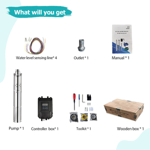 Chất lượng cao 3 inch 48V điện áp 140m đầu DC năng lượng mặt trời chìm sâu Máy bơm nước giếng thấp vít bơm cho khoan loại bỏ nước - Product Image 3