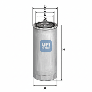 Filtro Carburante Adatto per IVECO 24.358.00 Filtri - Product Image 1