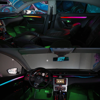 Kit complet de mise à niveau de l'éclairage ambiant LED intérieur de voiture Symphony pour Volkswagen CC 2013-2018, accessoires de décoration en bande